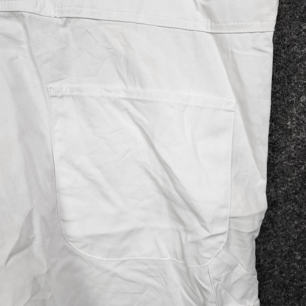 Red Kap Coverall Mens XL Regular White Long Sleeve Zip Front Workwear Utility - Picture 9 of 9